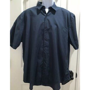 Jac + Jack Australia Men’s Black Lightweight Shirt Sz LARGE S/S Cotton EUC